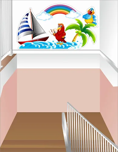 Оформление лестниц - Компания ПАРТНЕР - Важная часть воспитательной работы в детском саду